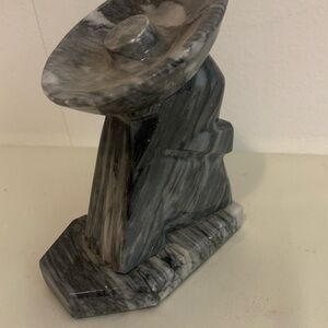 Contemporary Gray Stone Sculpture